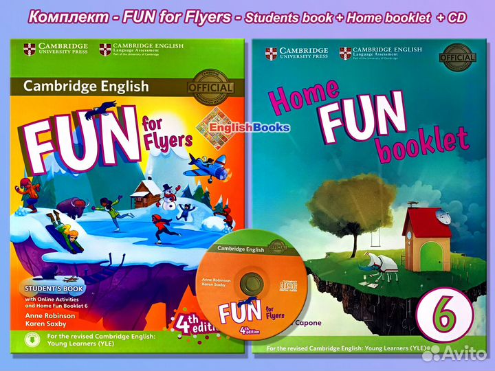 Fun for flyers комплект (SB,HB,CD) новые в плёнке