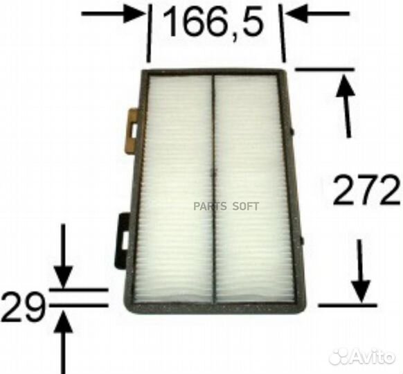 JS asakashi AC0158 Фильтр салона