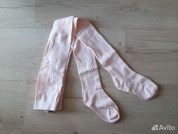 Колготки с ажурным рисунком по бокам 4-5 лет