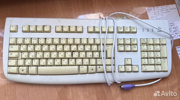 Клавиатура logitech deluxe 250 + Мышка Genius