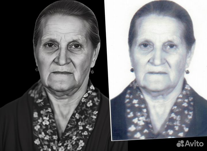 Ретушь фотографий на памятник