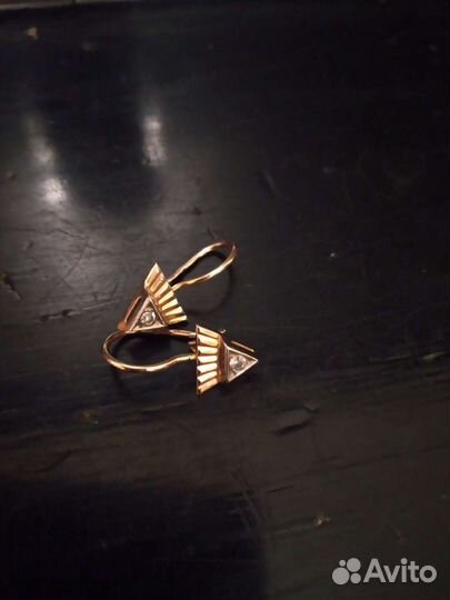 Сережки 585 пробы