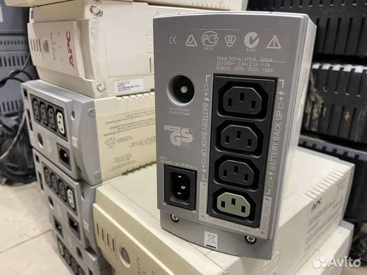 Ибп APC back-UPS CS 500VA BK500-RS