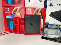 Игровая приставка Nintendo Wii Mini, red + Диск Ni