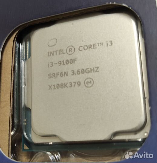 Процессор intel core i3 9100f box