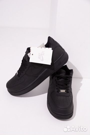 Кроссовки nike air force 1 черные