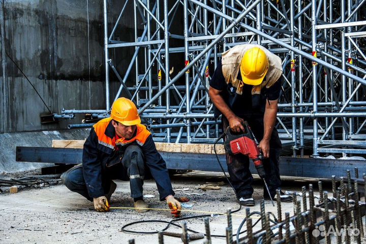 Подсобник разнорабочий строительство