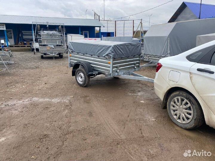 Прицеп с высоким бортом