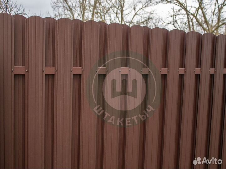 Штакетник металлический