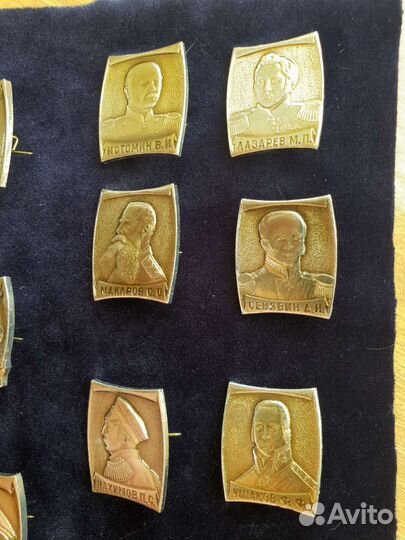 Набор значков корабли СССР