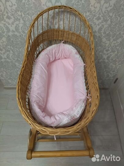 Люлька колыбель плетеная