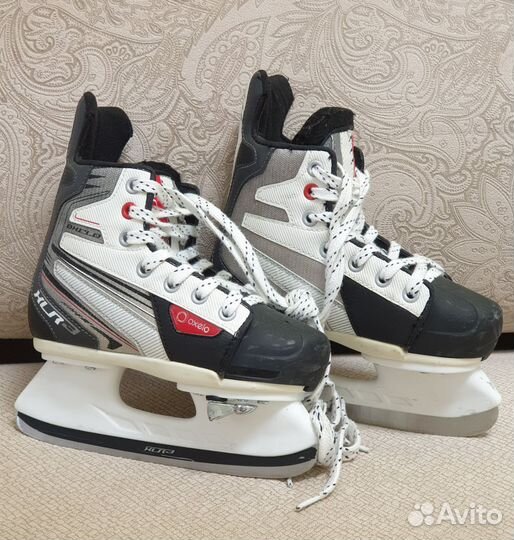 Коньки хоккейные раздвижные 32-35 размер