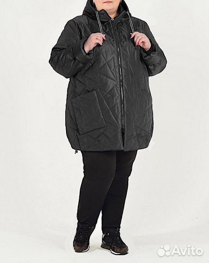 Куртка утепленная женская большой размер