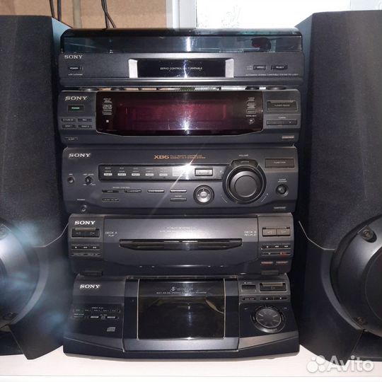 Музыкальный центр soni HCD-XB6