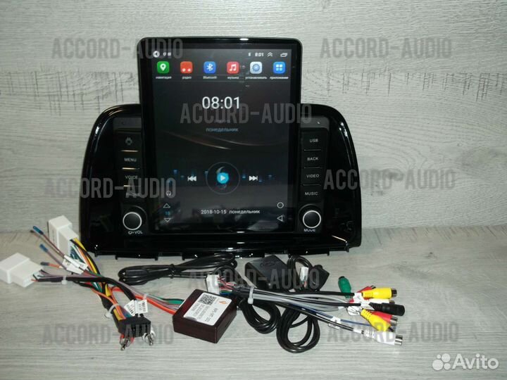 Магнитола Mazda CX-5 Android в стиле Tesla