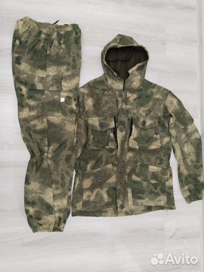 Костюм горка на флисе мох