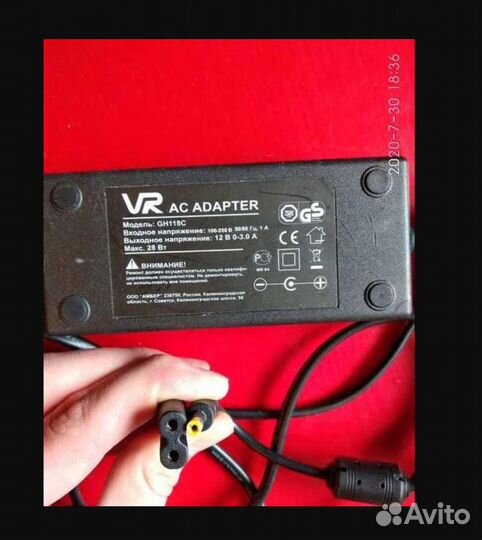 Адаптер VR AC adapter GH118C