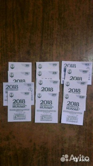 Наклейки Panini Чемпионат мира fifa 2018