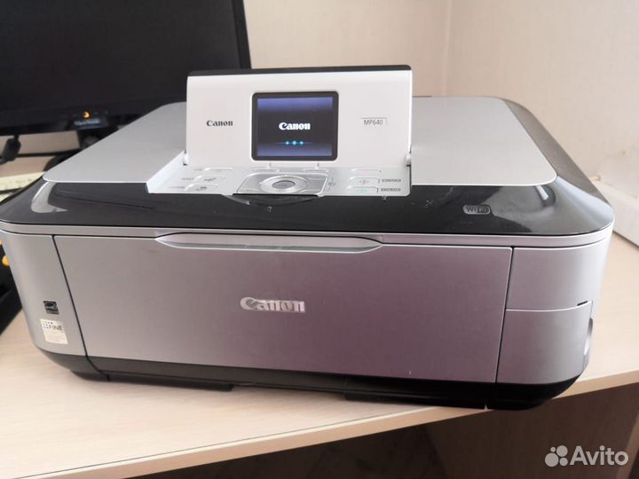 Принтер струйный Canon pixma MP640 с перезаправляе