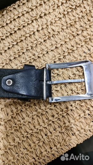 Ремень нат.кож. муж. 104 см бу