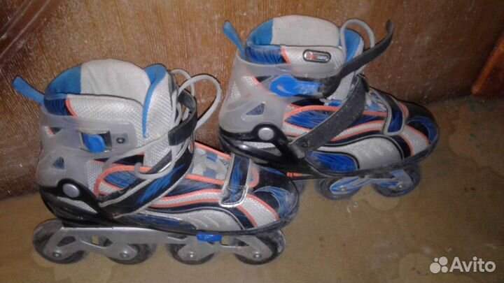 Роликовые коньки детские раздвижные