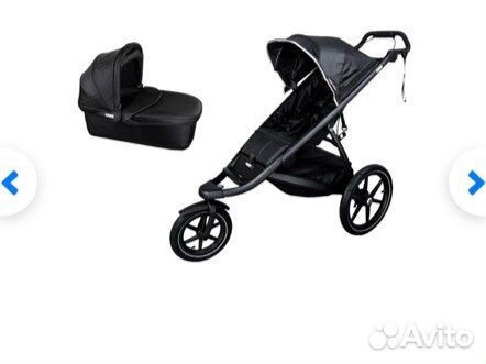 Коляска Thule Urban Glide 2 BlackonB + Люлька