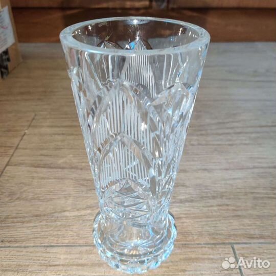 Ваза хрустальная СССР 21 см высота