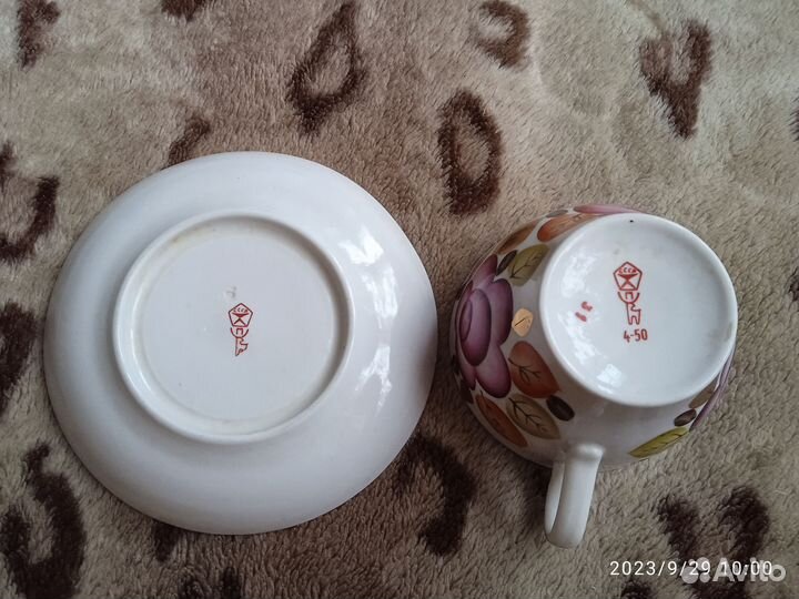 Чашка с блюдцем СССР