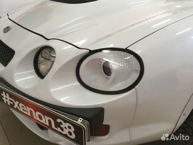 Toyota Celica утановка светодиодных BI-led линз