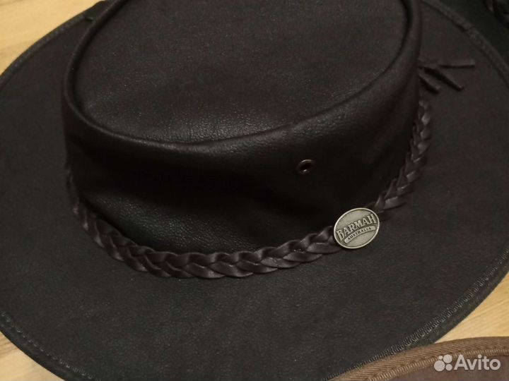 Кожаная шляпа из кенгуру оригинал Австралия