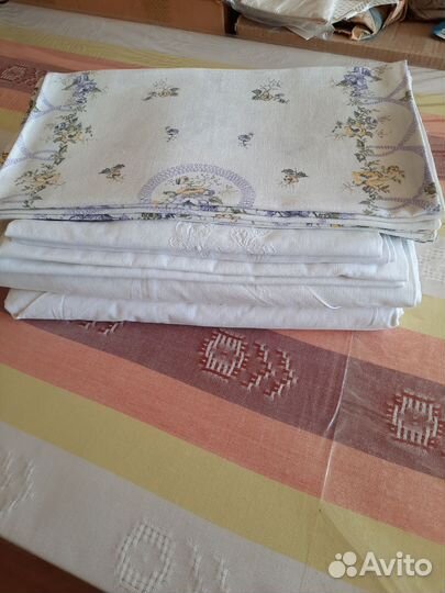 Пододеяльники,полотенца для посуды,лён ГДР СССР