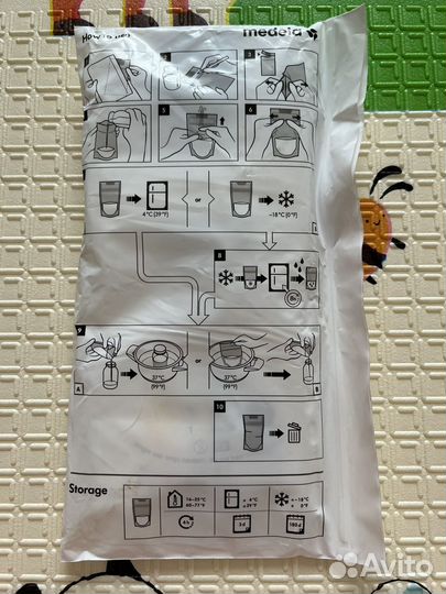 Молокоотсос+пакеты+вкладыши medela