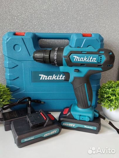 Шуруповерт ударный 21v новый