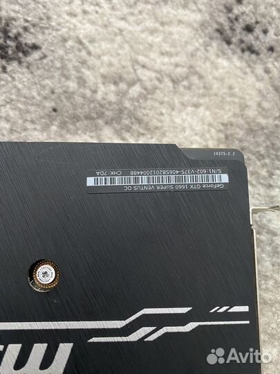 Видеокарта gtx 1660 super 6gb msi