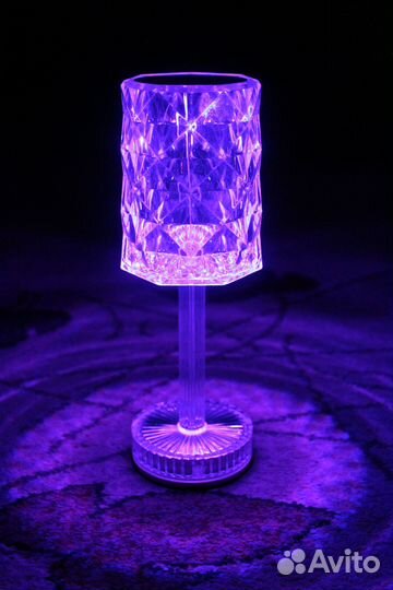 Кристальная лампа с пультом, 16 цветов