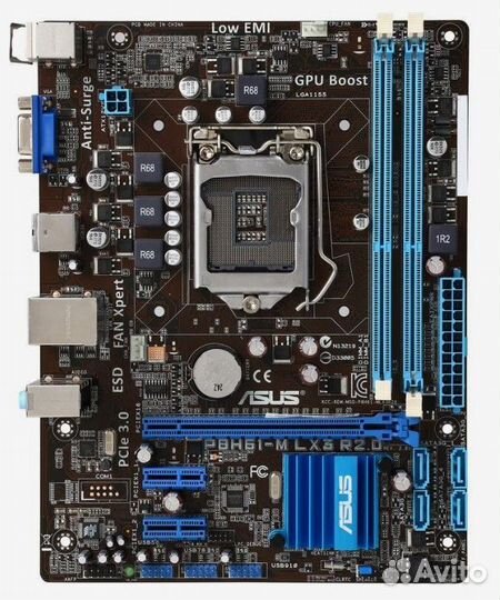 Материнская плата asus P8H61-M LX3 R2.0