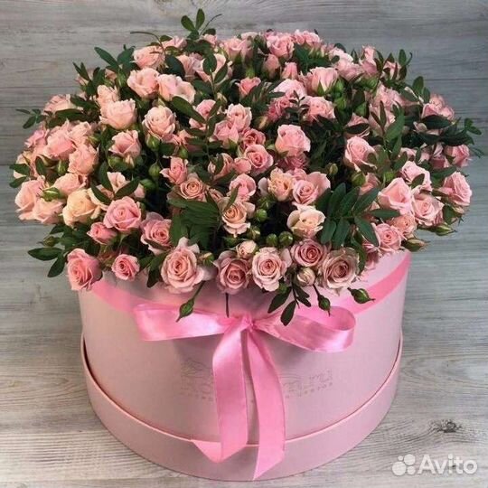 Цветы розы букет