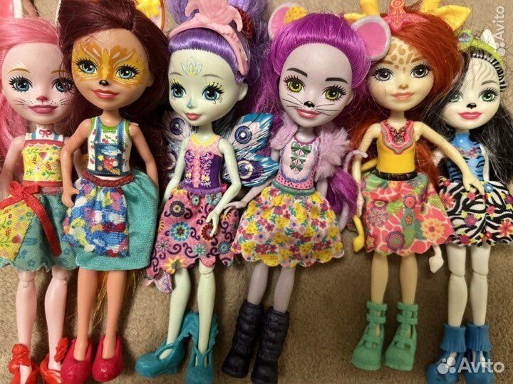 Куклы Энчантималс с питомцами и наборами оригиналы