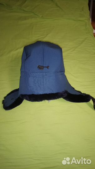 Шапка ушанка из овчины