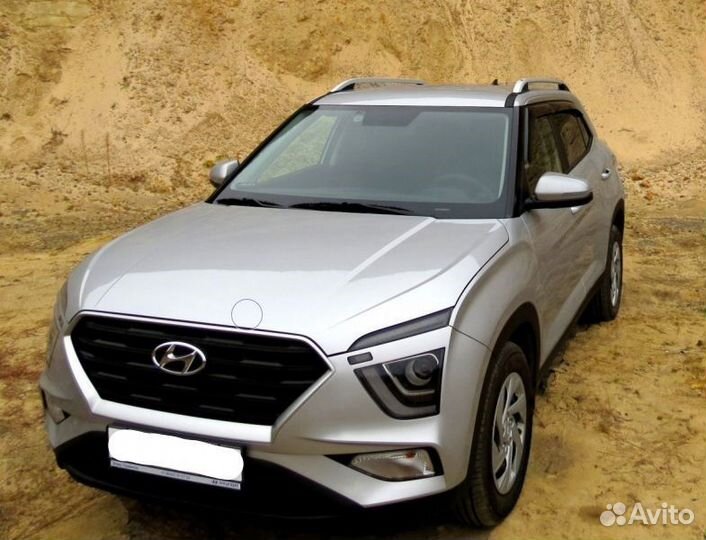 Рейлинги Hyundai Creta 2 под оригинал серые