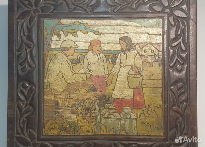 Старинная артельная шкатулка