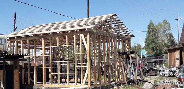 Кровельные работы,строительство домов,Каркас,Брус