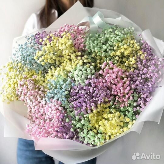 Цветы.Букет С Гипсофилы.Доставка В Иркутске