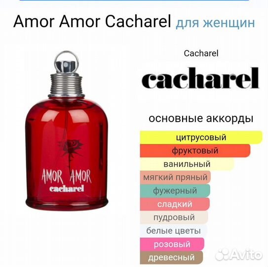 Amor Amor cacharelкашарель