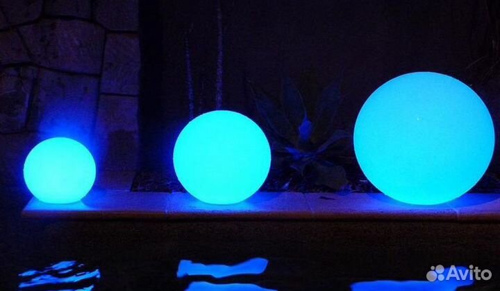 Световые уличные LED шары 220 В IP65 и IP68