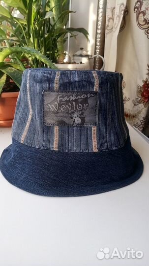 Шляпка женская джинсовая
