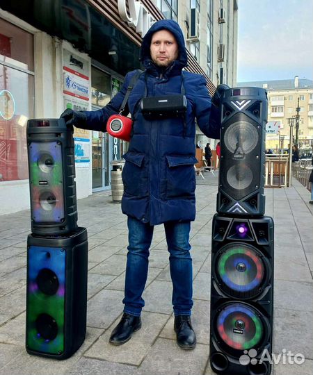 Большие беспроводные блютуз колонки