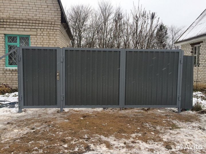Ворота распашные, откатные, калитки