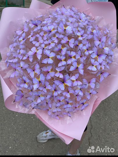 Букет из бабочек(101шт)