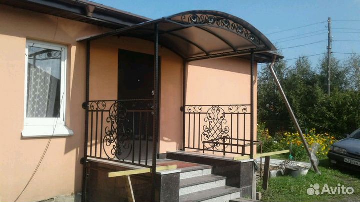 Навесы, садовая мебель в стиле лофт